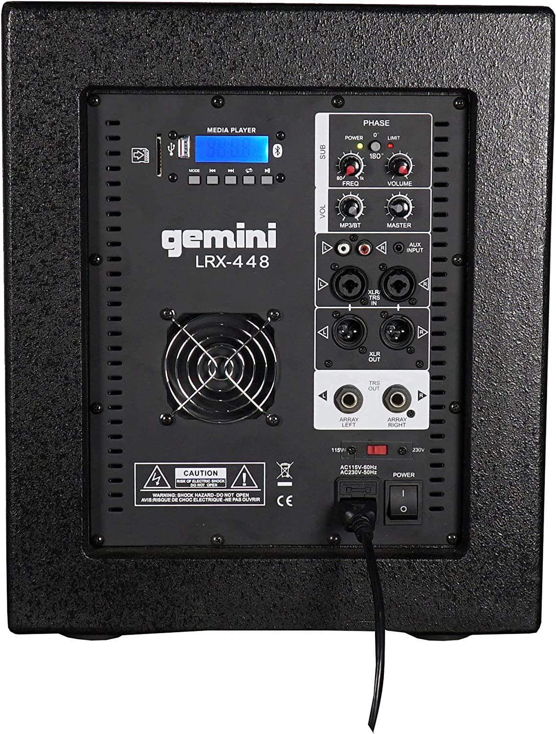 Sistema Gemini Sound Professional Audio LRX-448 Bluetooth Line Array, 6 image